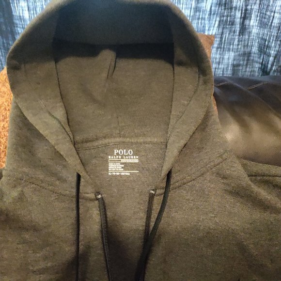RALPH LAUREN POLO FLEECE HOODIE [E.U.C.] - Picture 5 of 8